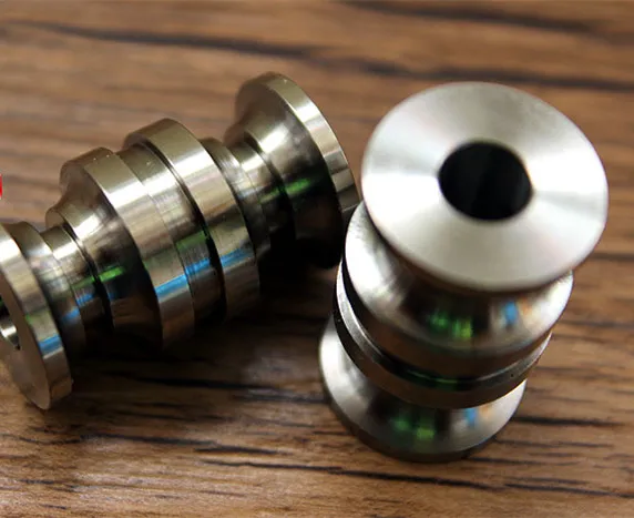 Титановый сплав Бусы на веревочке Металлические Подвески Череп Паракорд Браслет