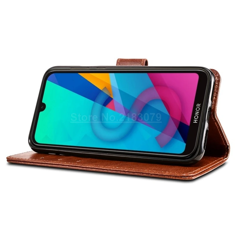 чехол на хонор 8а honor 10i 8a Чехол для Honor huawei 8 S кожаный с откидной крышкой и