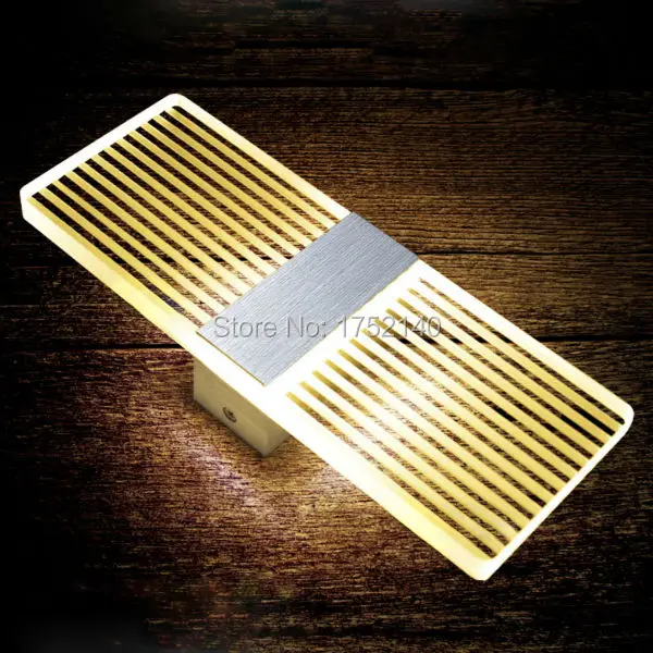 Прозрачная Светодиодная лампа PMMA из плексигласа прикроватная для спальни