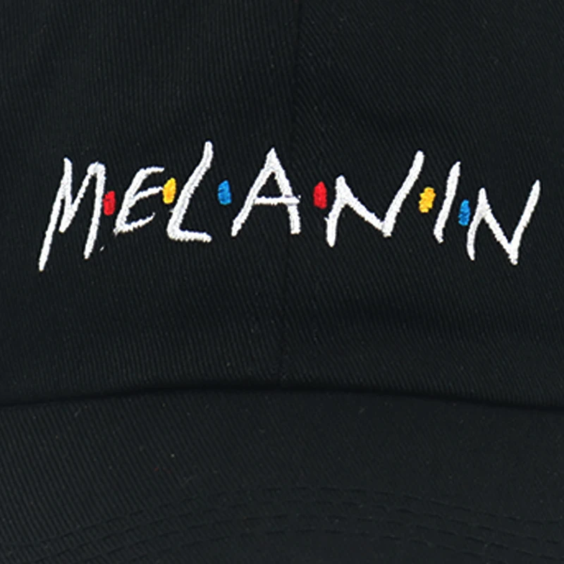 Новая Кепка MELANIN для женщин и мужчин регулируемые Хлопковые бейсболки с