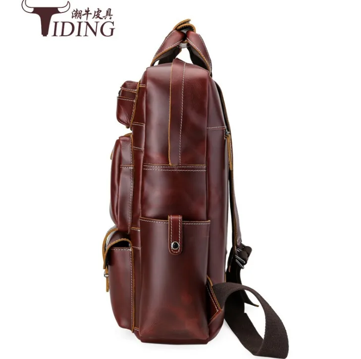 Мужской большой рюкзак из натуральной кожи в английском стиле|backpack bag|backpack bags