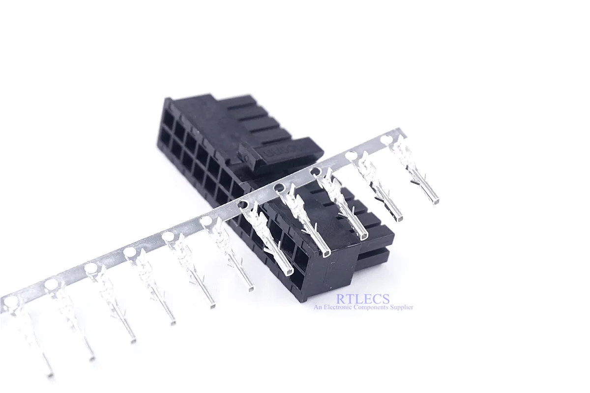 2 шт. Micro-Fit 3 0 колодка разъема корпус 2x12 Pin 24 схемы Мужской оболочки питания для GSM