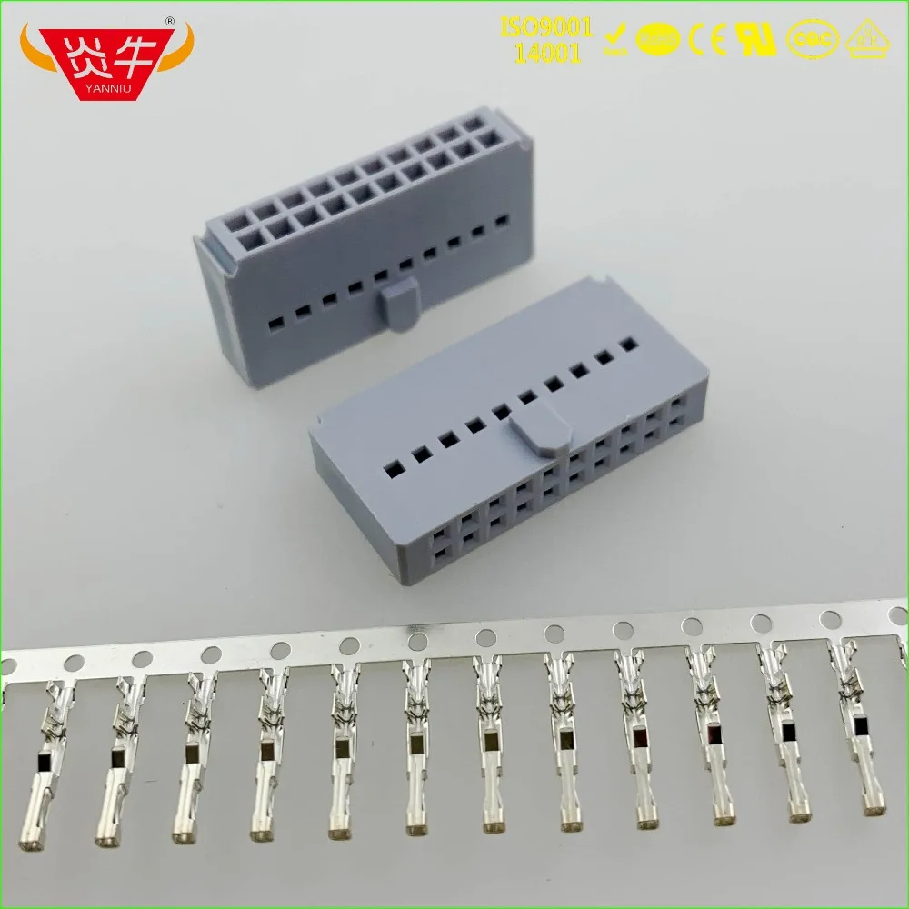 DC6 20P гнездо 2 54 мм Шаг 20PIN линия нажатия типа IDC разъем разъемы ISP JTAG заголовок для