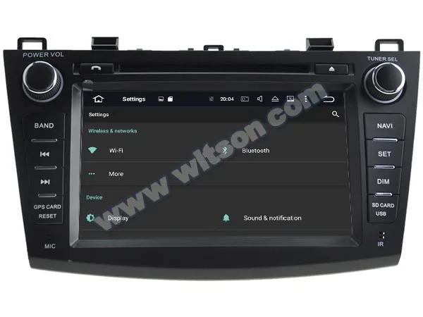 WITSON Android 10 CAR RADIO GPS FOR MAZDA 3 2010-2011 Car Multimedia Player Stereo AutoAudio Navigation DVD Video Carplay | Автомобили и