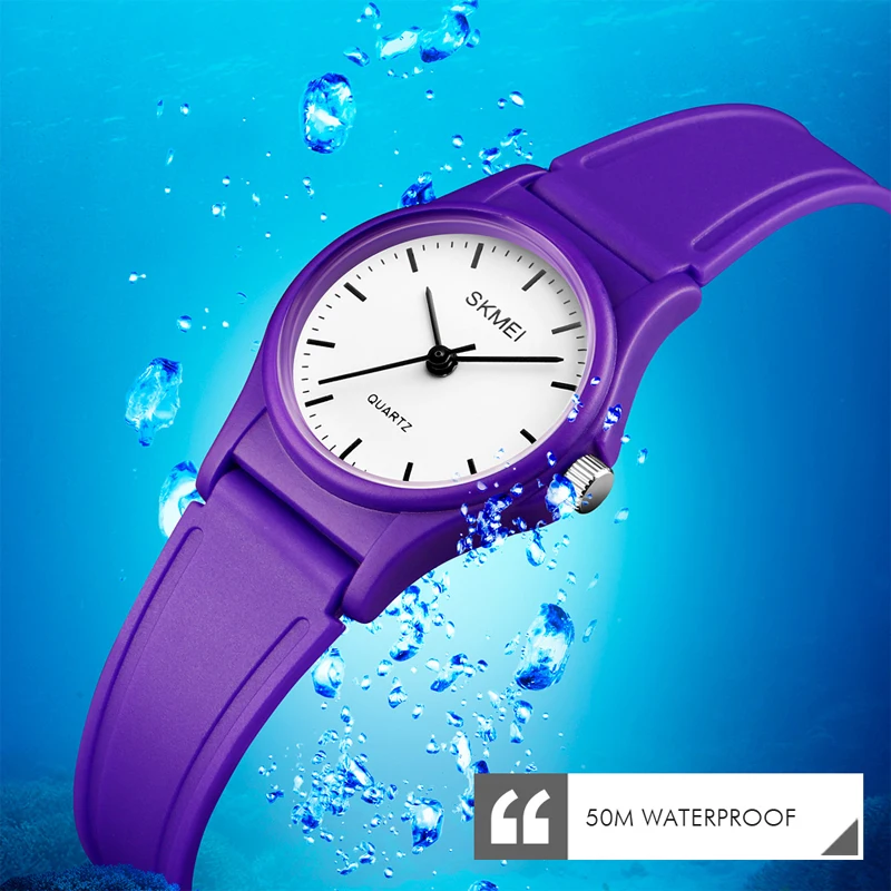 

Fashion Children Quartz Watch 50M Waterproof Sport Bracelet Top Brand SKMEI Kid Wristwatch Casual Dress Watch For Girl Relogio