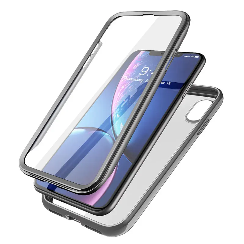 Защитный чехол для iPhone XR 6 1-дюймовый с полным покрытием UB блестящий тонкий