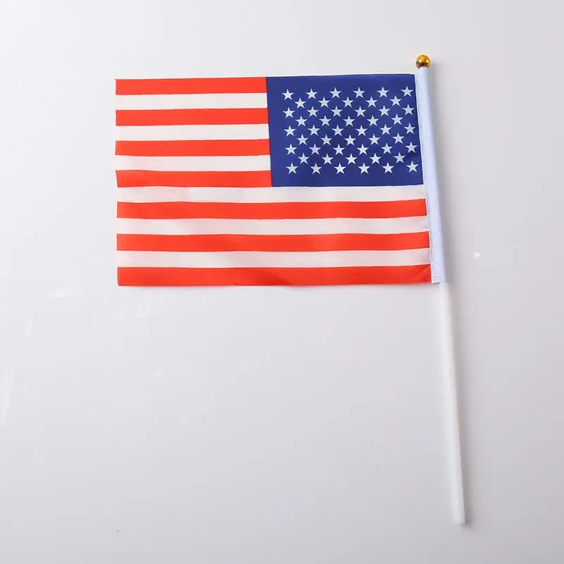 United States 100 стран по всему миру Флаг маленький флаг, Кубок Европы бар Олимпийских игр Висячие флаги маленькая Франция ручные Взвешивание - Цвет: United States