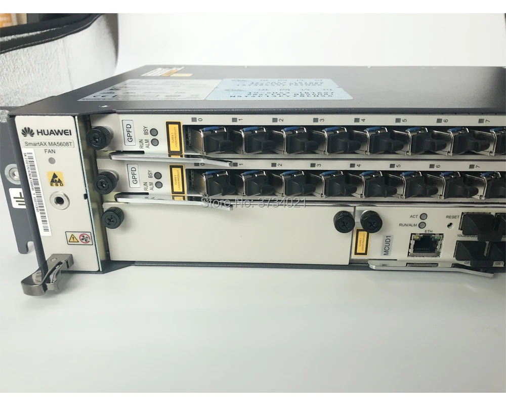 Плата управления Huawei GPON OLT MA5608T 2 * MCUD1 10G + 1 плата питания постоянного тока MPWC 1*2