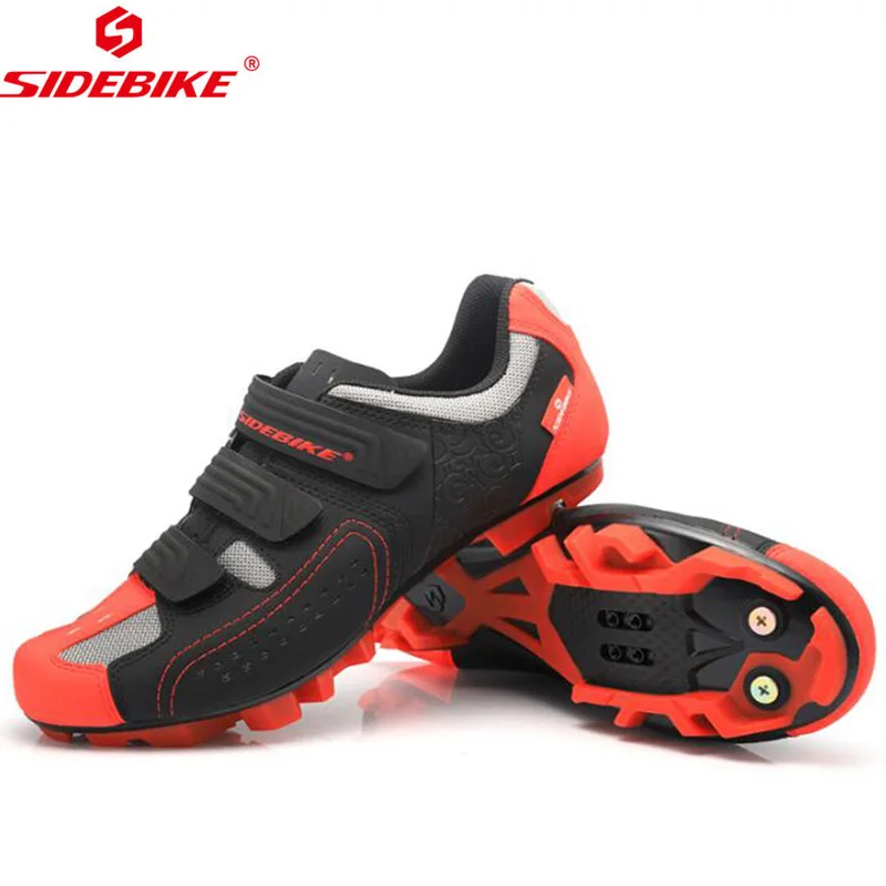 013 MTB Shoe red Новая обувь для горного велоспорта для мужчин и женщин, профессиональная обувь для гоночного велосипеда, самоблокирующаяся обувь, Ультралегкая дышащая износостойкая обувь для верховой езды - Цвет: 013 MTB Shoe red