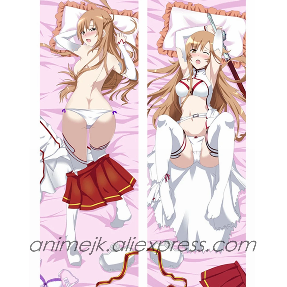 Аниме JK Sword Art Online Yuuki Asuna сексуальный дакимакура обнимающий чехол для подушки для сна чехол для подушки Декор кровати