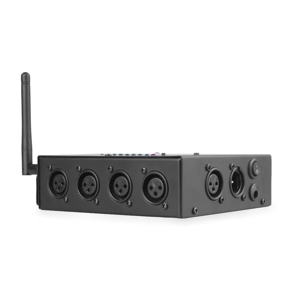Чужой 8 способ Беспроводной DMX 512 3-контактный изолированный сплиттер усилитель с Беспроводной DMX передатчик приемник для DJ диско этапа лазерный свет