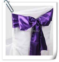 marious multi colors 100pcs 17x275cm premium satin chair cover sash wedding party banquet decor chair sashes free shipping