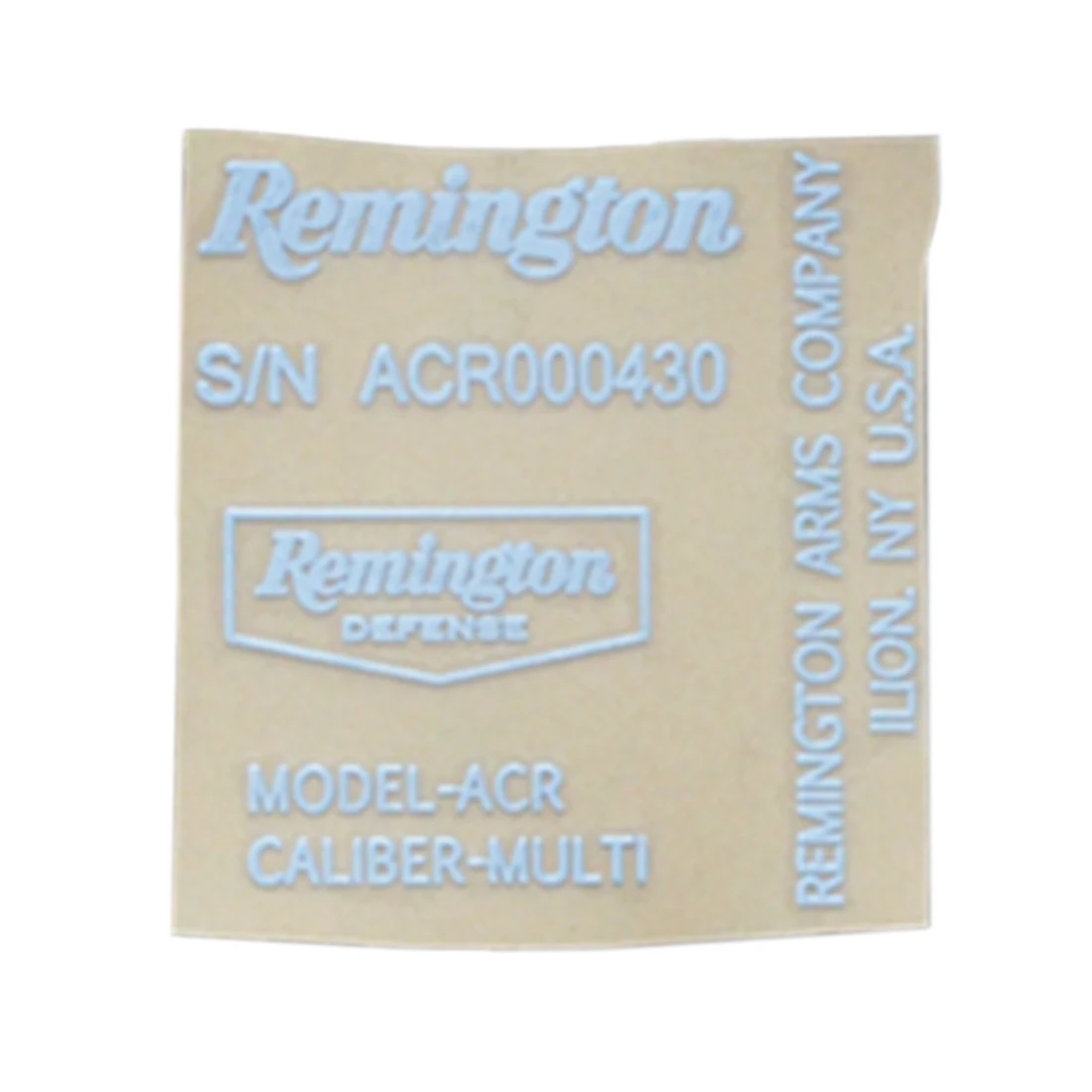 Новое поступление Прекрасная Remington ACR Стикеры металлические отличительные знаки