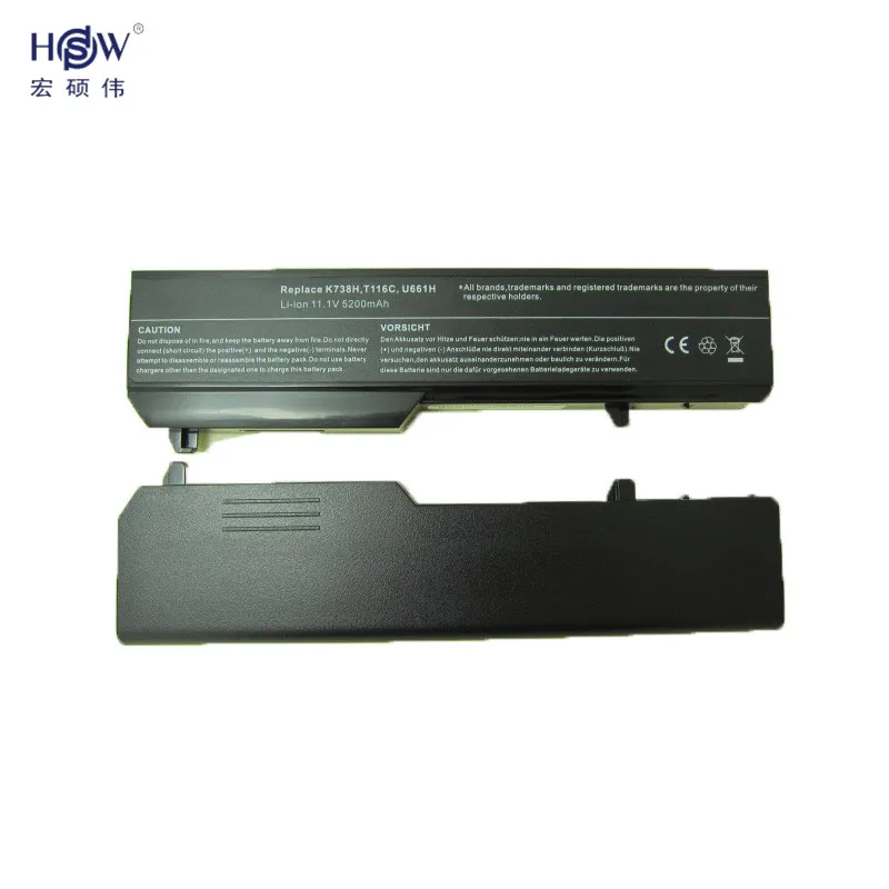 HSW 5200 мАч 6 ячеек ноутбук Батарея для dell Vostro 1310 N950C 1320 1510 N956C N958C T112C 1520 1521 T114C T116C U661H 2510