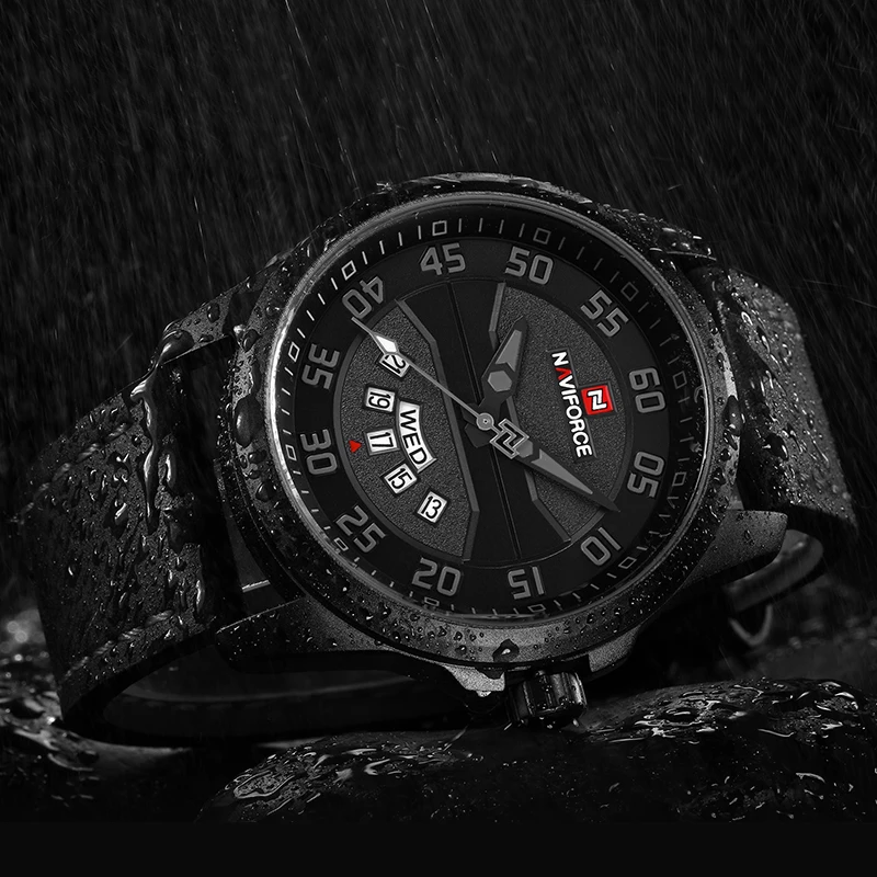 NAVIFORCE новые роскошные Брендовые мужские лучшие модные повседневные часы
