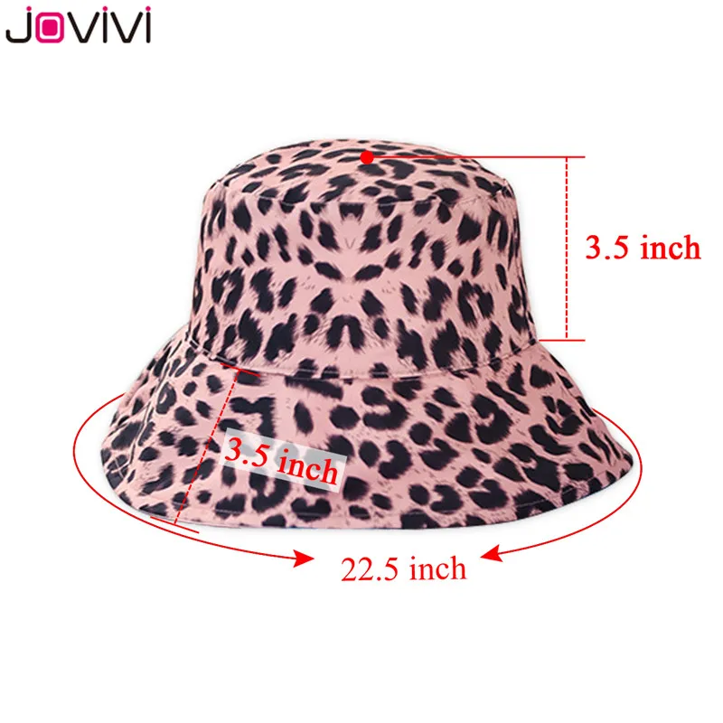Jovivi 1 шт. Leopard Patterm Ведро Шляпа Boonie Рыбалка Кепка для улицы Мужские Женские Защита