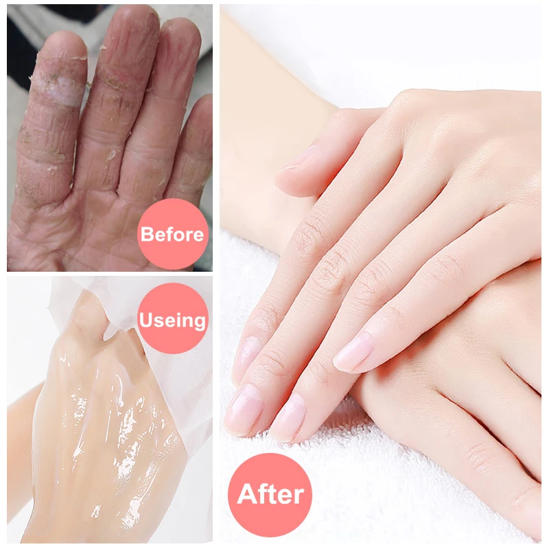 1 пара = 2 шт. Улитка Сыворотки экстракт увлажняющий Маски для рук супер