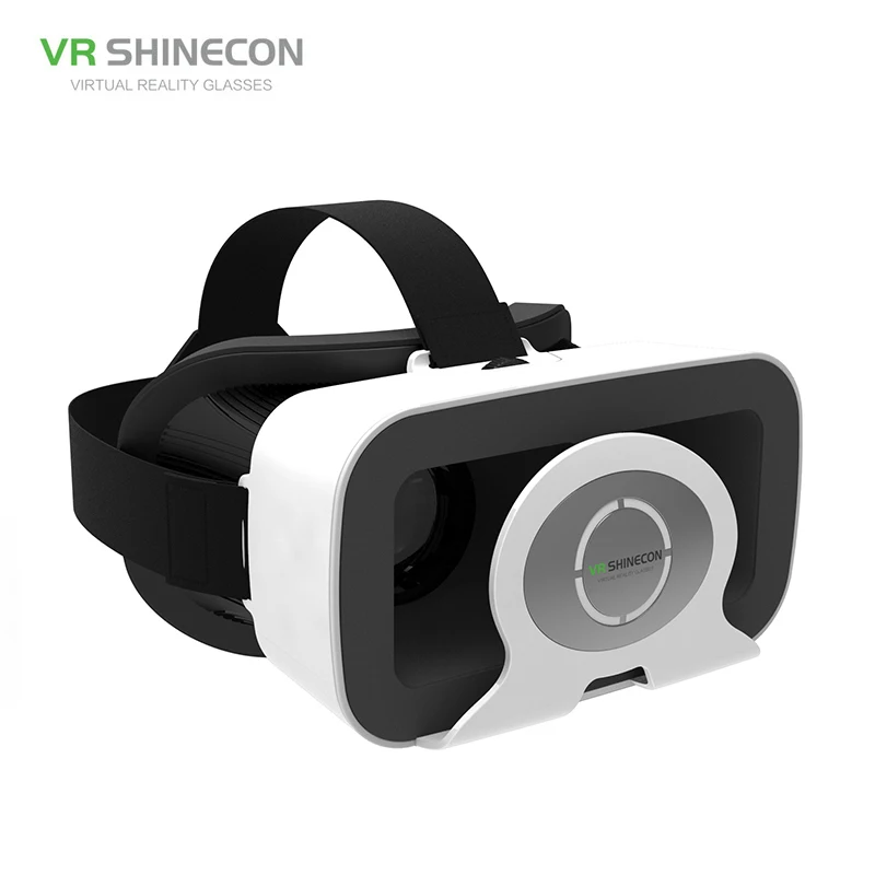 VR Shinecon Виртуальная реальность очки гарнитура онлайн 3D Moives игры шлем для iPhone Huawei