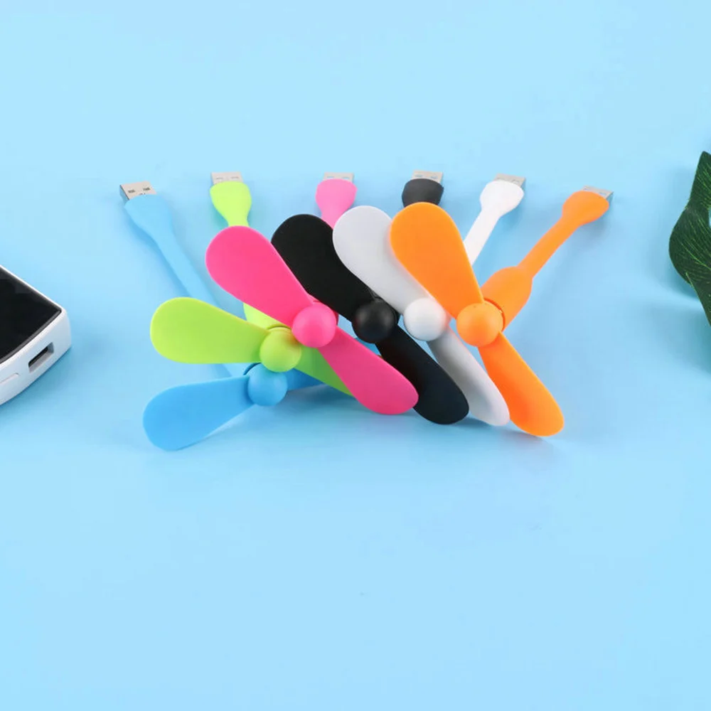 Милый портативный гибкий мини USB вентилятор гибкие Сменные гаджеты с низкой