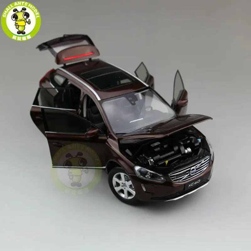 1/18 Volvo XC60 T6 AWD SUV литая модель автомобиля внедорожник коричневый