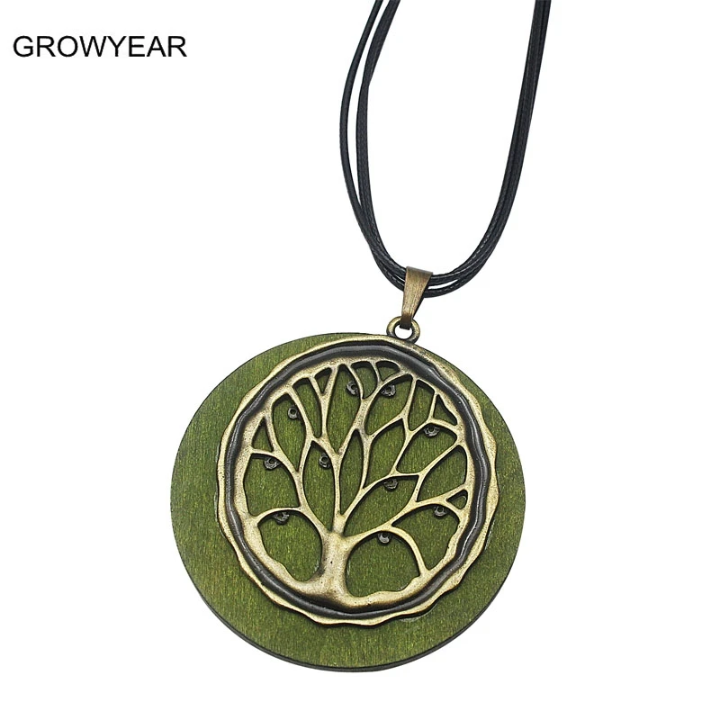 Женское и мужское ожерелье с подвеской в виде дерева | Украшения аксессуары
