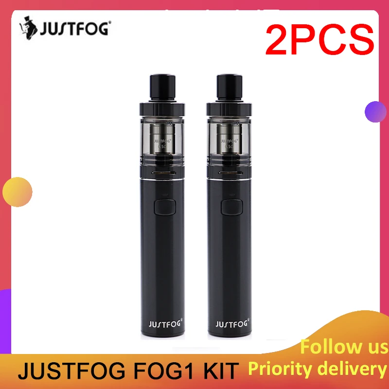 2 шт./лот комплект JUSTFOG FOG1 ограниченная серия 1500 мАч встроенный аккумулятор все в