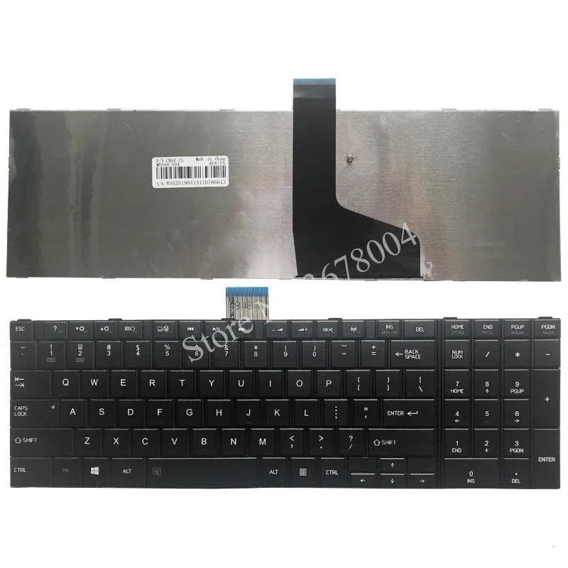 

Черная клавиатура для ноутбука TOSHIBA SATELLITE C850 C850D C855 C855D L850 L850D L855 L855D L870 L870D US