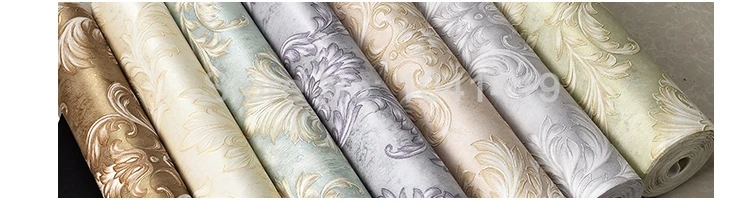 Европейский стиль обои 3D тисненая синяя Дамасская настенная бумага Гостиная ТВ диван фон стены домашний декор Papel де Parede 3 D
