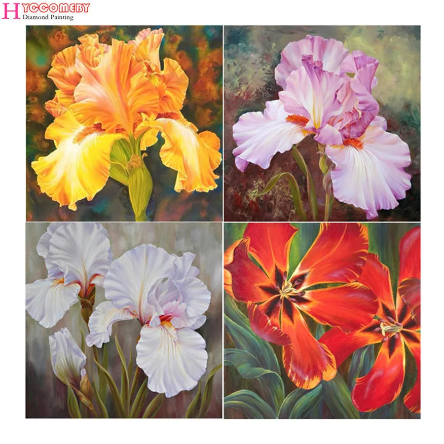 Алмазная мозаика желтые цветы картины 5D сделай сам алмазная картина вышивка