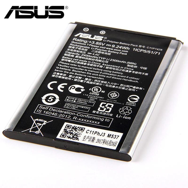 Аккумулятор ASUS ZE500KL для телефона ASUS ZenFone 2 Laser " Z00ED ZE500KL ZE500KG 2400 мАч
