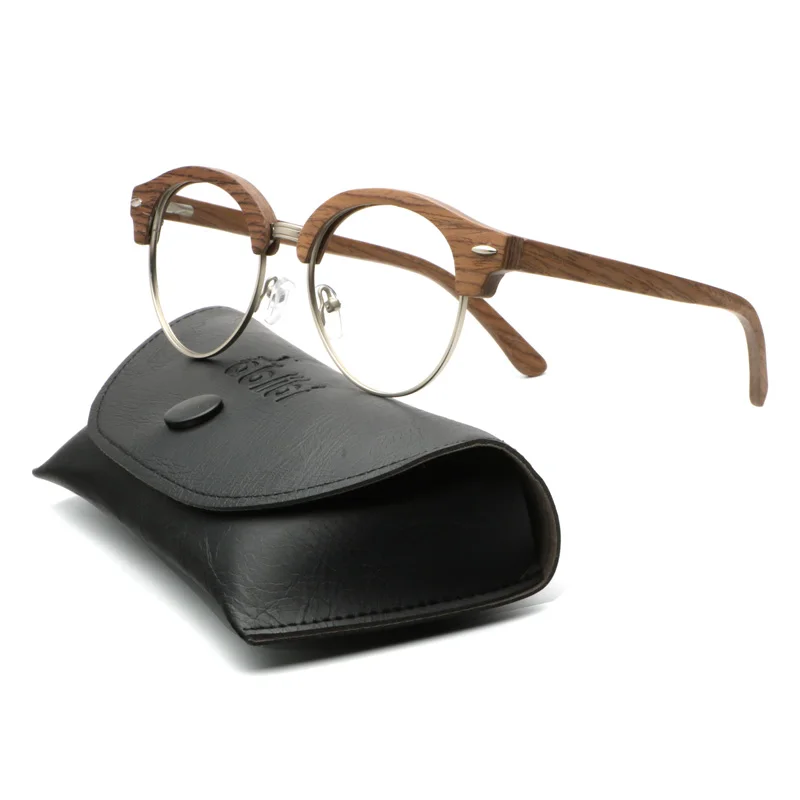 Солнцезащитные очки Ablibi оправа из натурального бамбука поляризационные