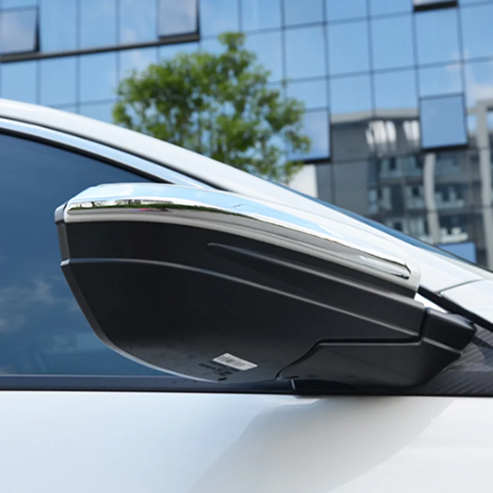 1 пара хромированных защитных молдинги для зеркала заднего вида Honda Civic 2017 2018 2019