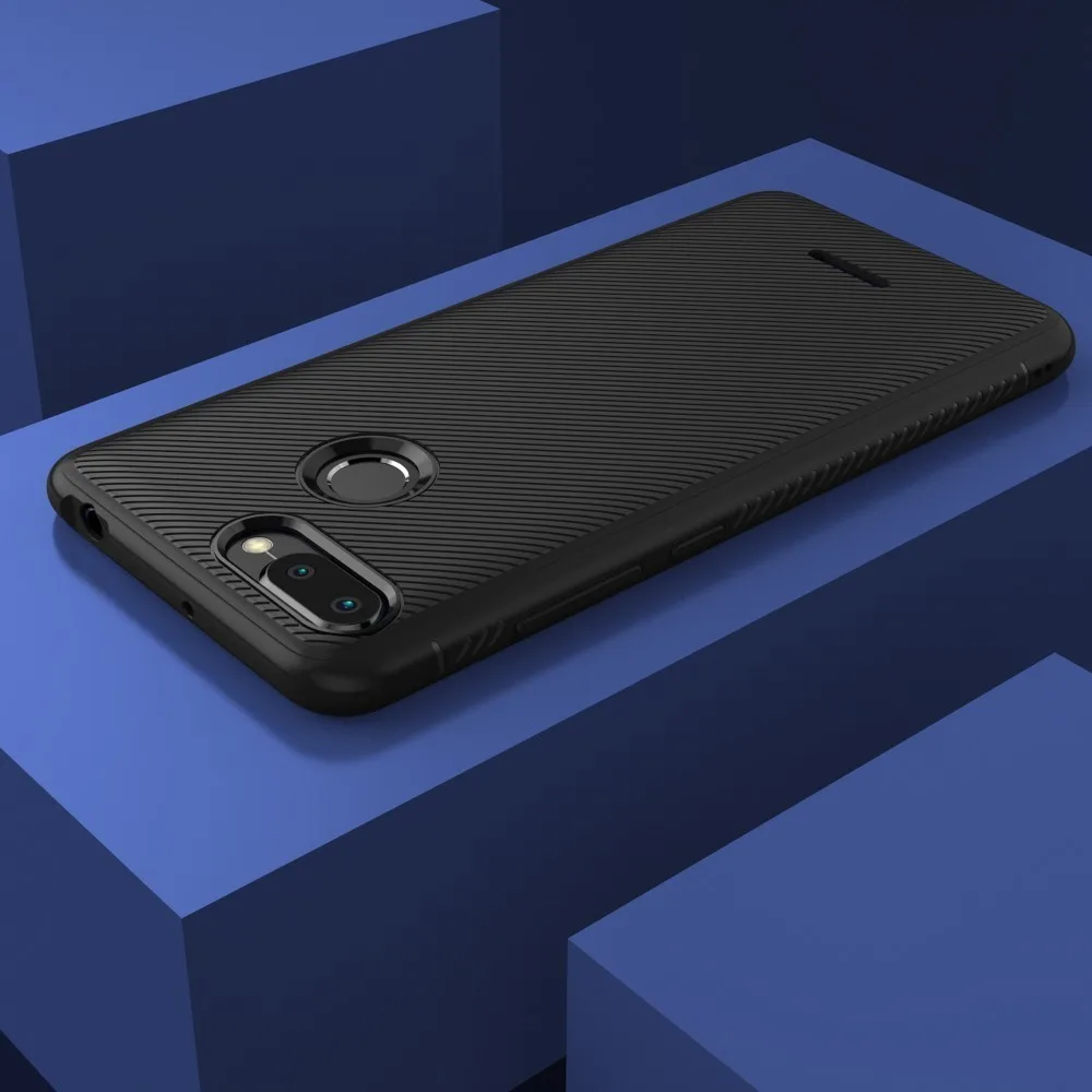 Lenuo Xiaomi Redmi 6 5 45 дюймов Le- II противоударный ТПУ Мягкий углеродного волокна матовый