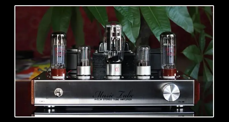 6N9P+ EL34+ 5Z4P аудио класс A EL34 Одноконтурный вакуумный ламповый усилитель HiFi 2,0 канальный стерео усилитель мощности 8Wx2