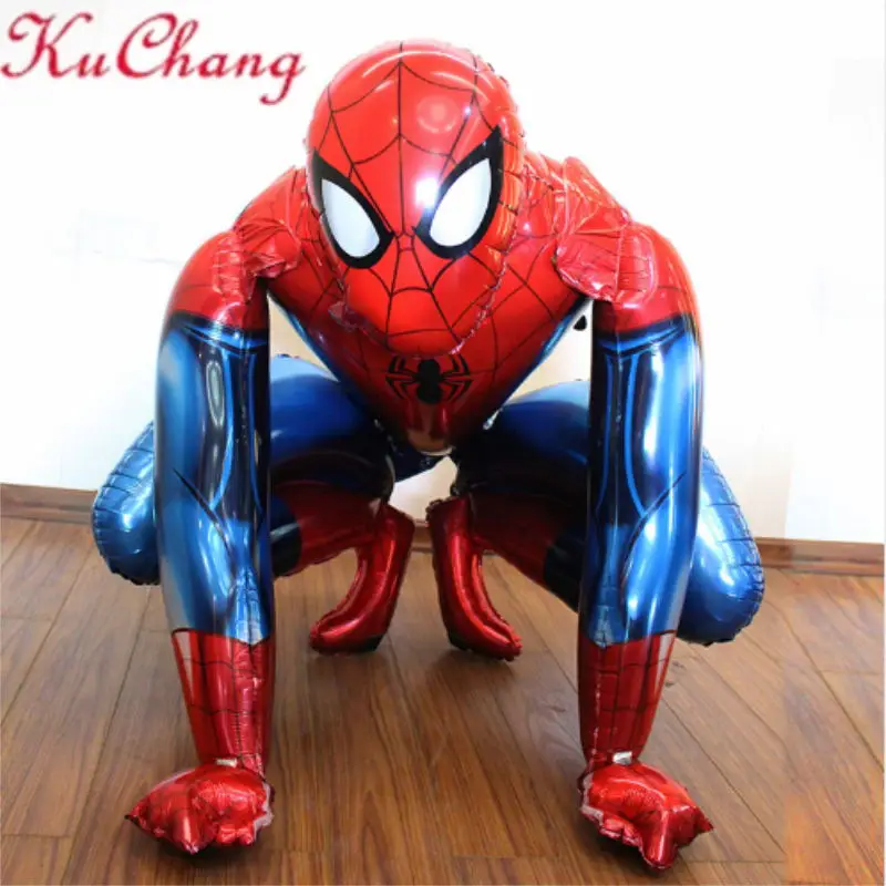 3D паук super hero князья foilBalloon детей подарок на день рождения Super гелием воздушный шар