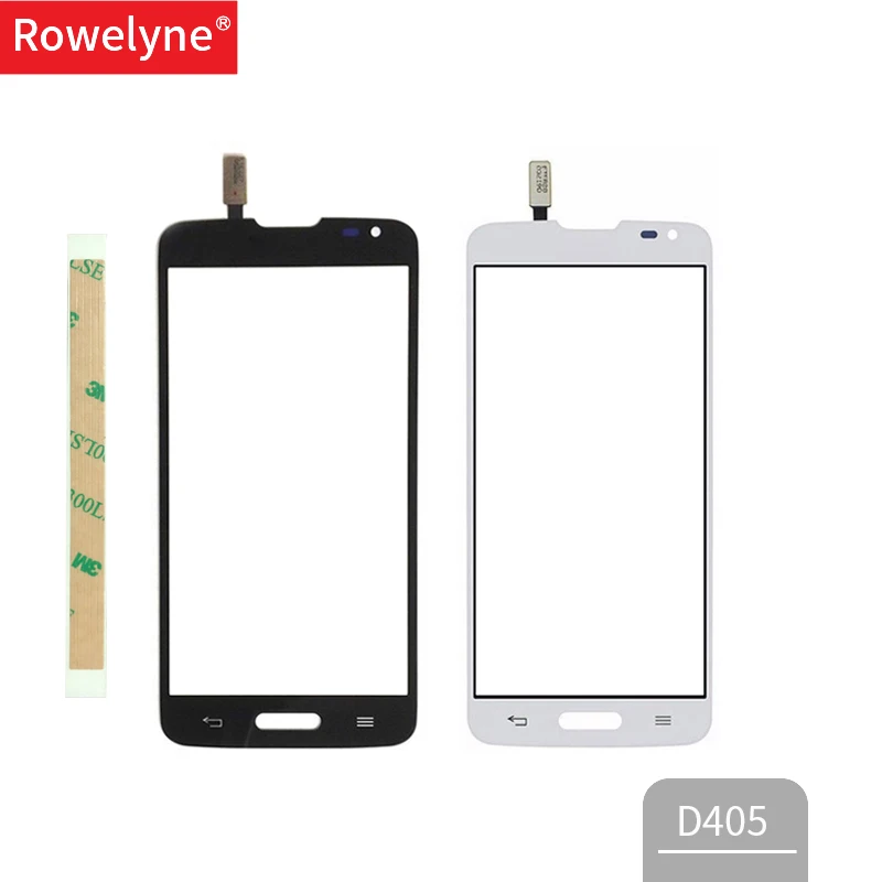 Сенсорный экран для LG L90 D405 D405N сенсорный Экран планшета Панель спереди Стекло объектив Сенсор 4,7 ''Дисплей без ЖК-дисплей черный, белый цвет