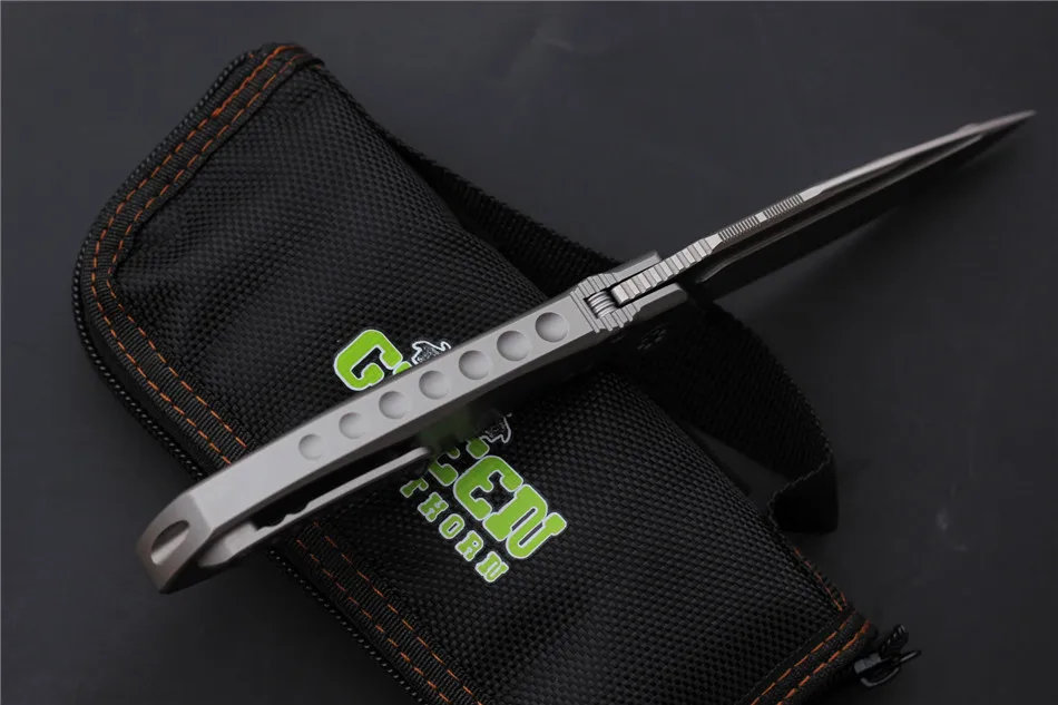 Складной нож knifeAnax с подшипником для кемпинга S35VN лезвие из титанового сплава