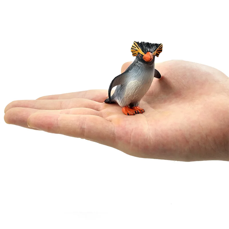 Имитация маленького морского угря рыбы пингвина модель животного миниатюрная