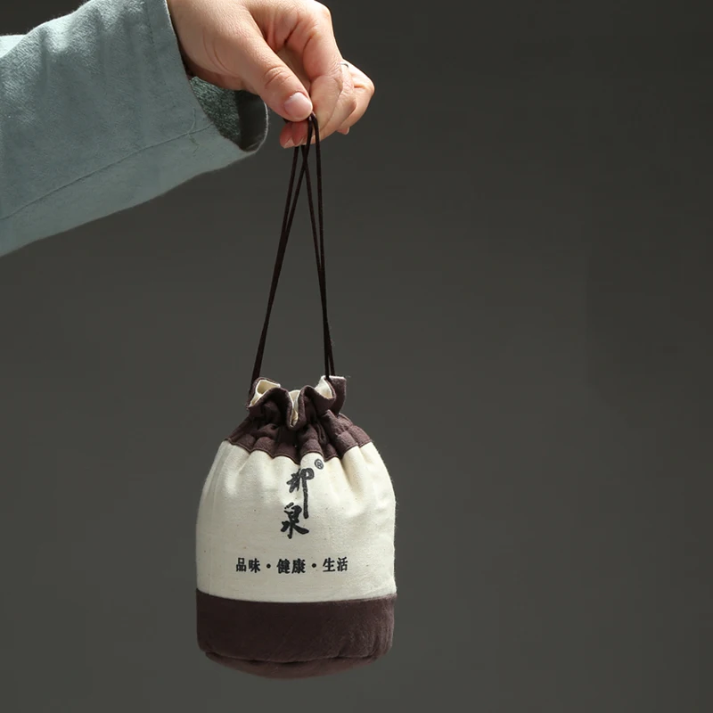 

Creative Hand Painted Pattern Porcelain Quick Cup Outdoor Travel Easy Carry Teaware Teacup Gaiwan Kit Exquisite Gift Drinkware