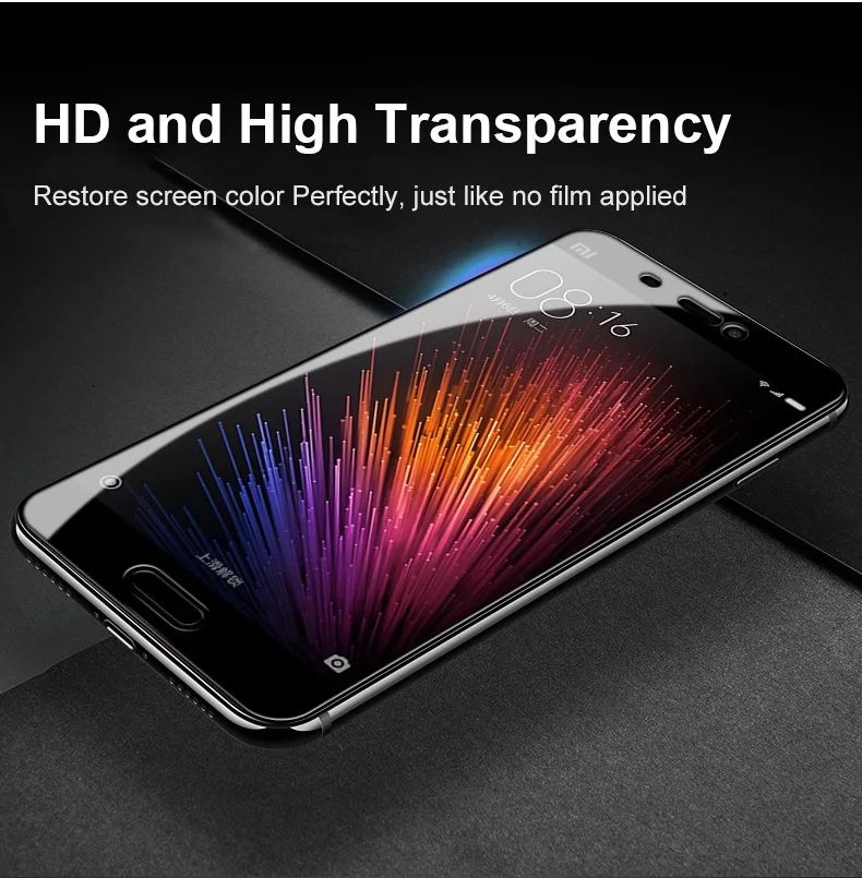 TCICPC 2 шт стекло для Xiaomi mi 5 mi 5 закаленное стекло 9H 2.5D HD Защитное стекло для Xiaomi mi 5 M5 Pro Защитная пленка для экрана