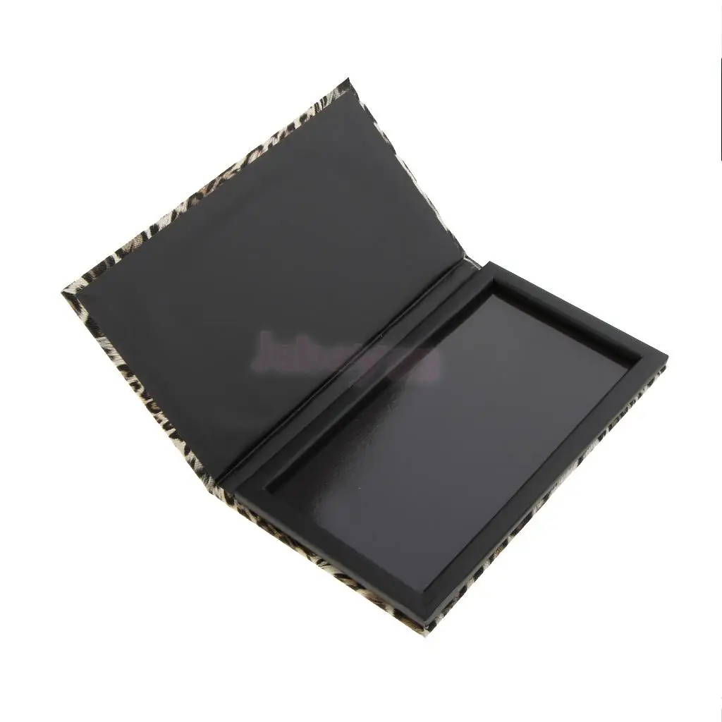 Леопардовый принт пустая Магнитная палитра контейнер для макияжа настройки