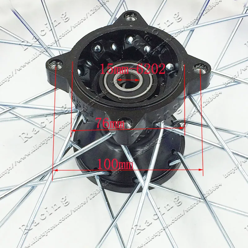 Передний обод колеса из золотого сплава для внедорожника 1 40 14 дюймов с 32