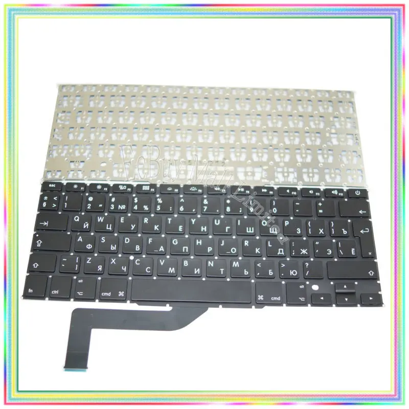 

Совершенно новая русская RU Клавиатура без подсветки для Macbook Retina 15,4 "A1398 2013 2014 2015 лет