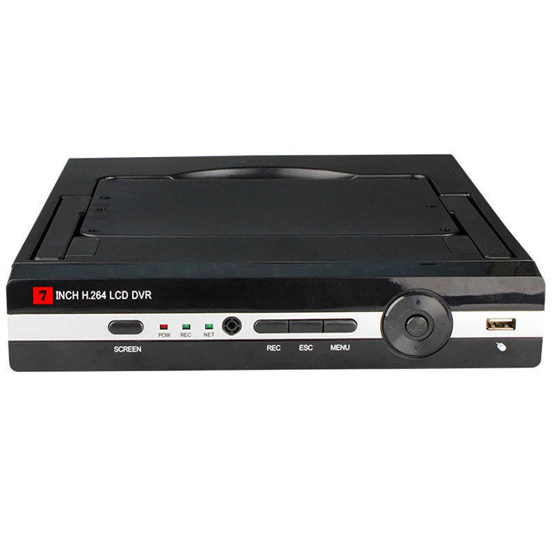 7 &quotЖК-монитор CCTV 4CH HVR 1080P рекордер HDMI выход аналоговая AHD камера 8-канальная IP NVR