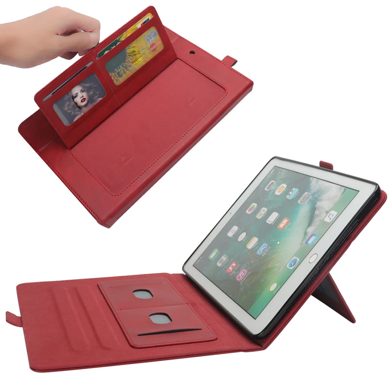 Складной кожаный чехол кошелек с отделением для карт Apple iPad Air3 2019 откидной