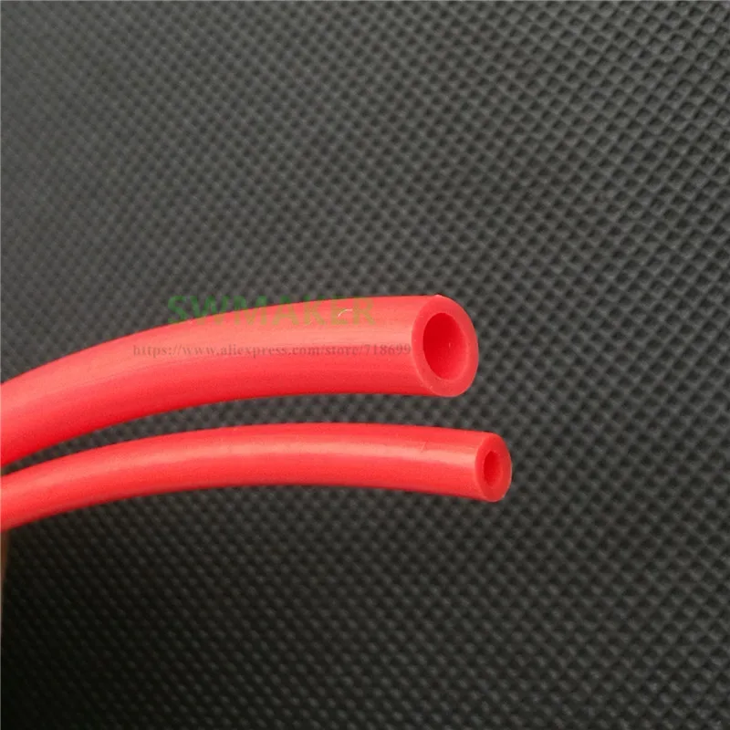 Красно-черная трубка из ПТФЭ запчасти для 3D-принтера RepRap Rostock J-head Hotend Bowden