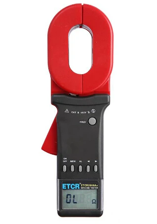 

ETCR2000A + Цифровые зажимы на тестере Сопротивление заземления, измеритель 0,01-200 Ом, 99 наборов