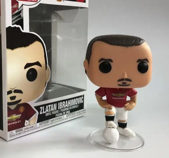 Футбол Romelu Lukaku& ZLATA Ibrahimovic& Paul Pogba robero Firmino& Mohamed Salah& Sadio Mane Виниловая фигурка кукол игрушки