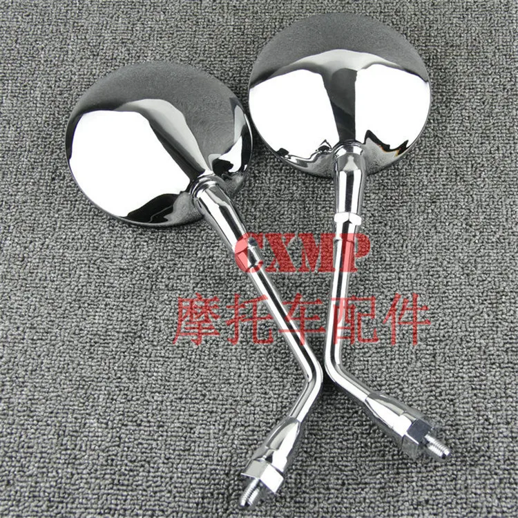 Высококачественное хромированное черное серебряное мотоциклетное зеркало для