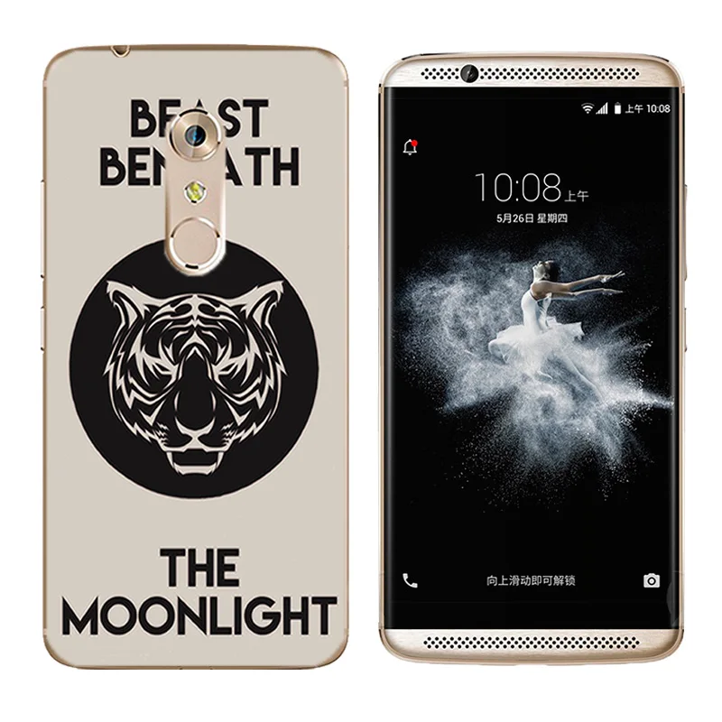 Для ZTE Axon 7 A2017 Чехлы Мягкий силиконовый чехол с принтом жизни 5 дюймов задняя
